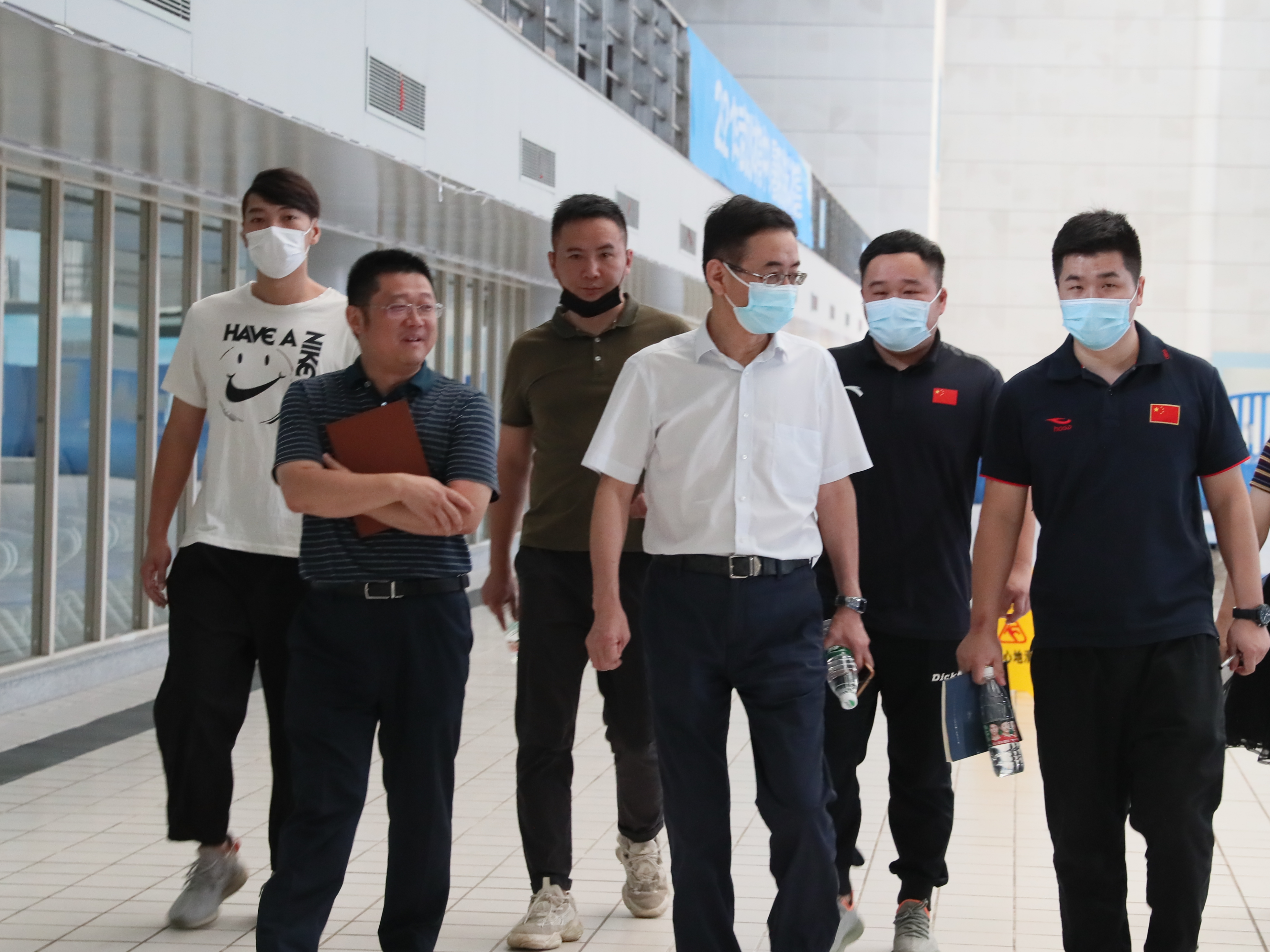 王旗华检查公司全民健身场馆对外开放工作