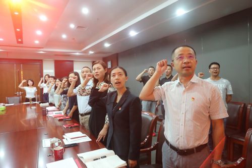 熊猫体育中心组织开展 “七一”专题“支部主题党日”活动(图2)