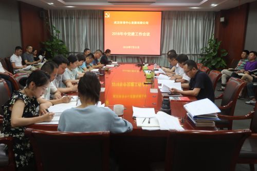 熊猫体育中心召开年中党建工作会(图1)