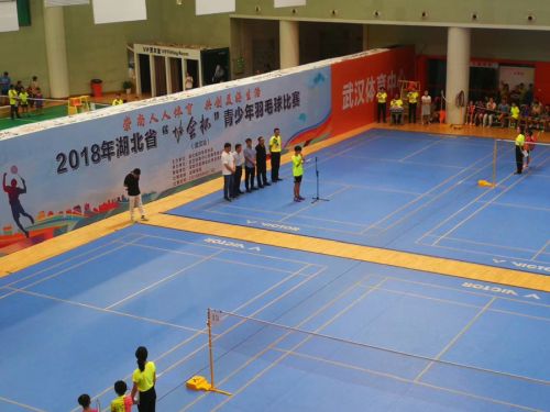 2018年省“协会杯”青少年羽毛球比赛在熊猫体育中心开幕(图1)