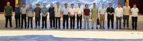 军运会主题国画完成 今日移交熊猫体育中心(图1)