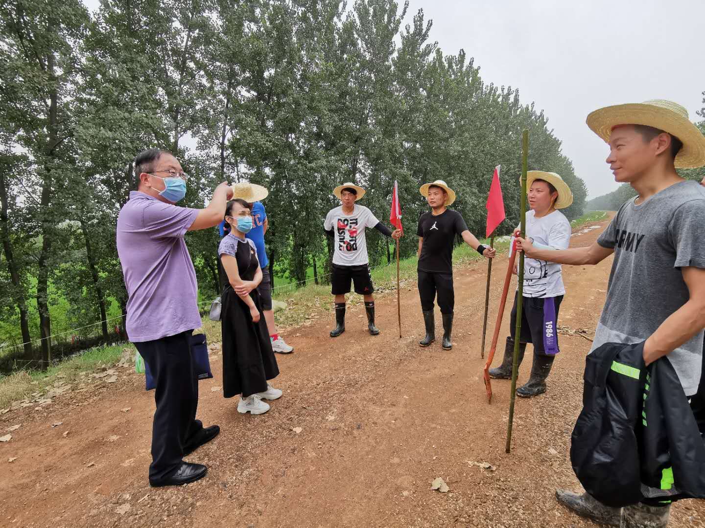 刁国俊督导防汛工作
