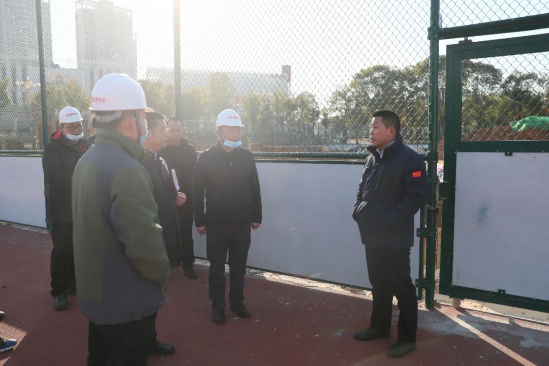 公司领导检查军运会赛后利用项目建设(图7)